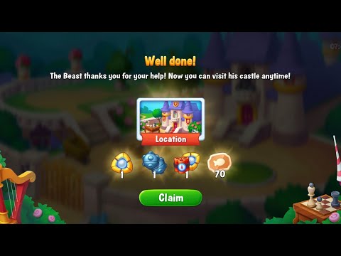 @Fishdom Beauty and the Beast Event Story Stage 1 of 3