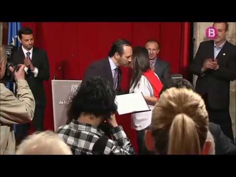 Recepción institucional del Palma Air Europa y el Instituto de Fertilidad (Informatiu Migdia IB3)