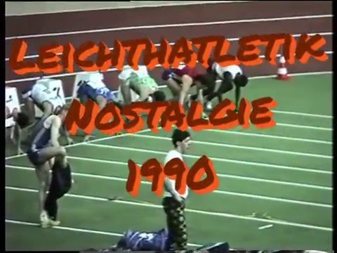 Leichtathletik Nostalgie 1990-1 von Hans Knoth Deutsche Jugendhallenmeisterschaften 1990 in Dortmund
