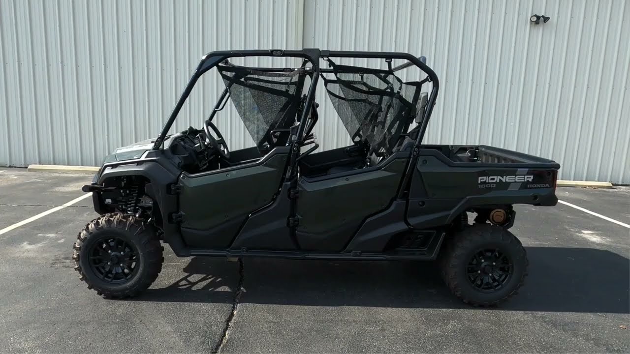 A photo of this 2024 Honda Pioneer 1000-6 Deluxe Crew