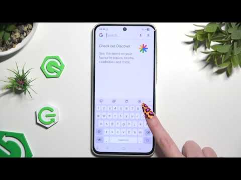How to Enter Text Correction Options on SAMSUNG Galaxy A36