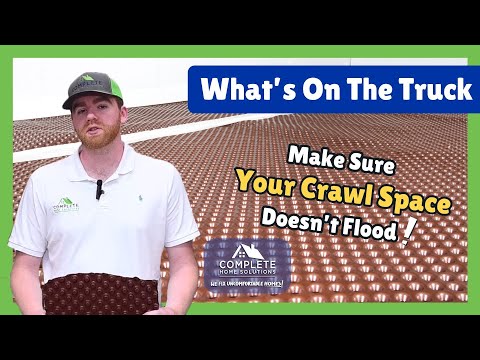 How Can I Eliminate Standing Water Under My Vapor Barrier