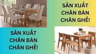 CHUYỀN SẢN XUẤT CHÂN BÀN GHẾ HÀNG LOẠT CHO HÀNG XUẤT KHẨU WOODMASTER WM-90C