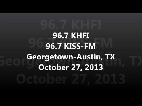 Aircheck - 96.7 KHFI 96.7 KISS-FM Georgetown-Austin, TX 10-27-2013