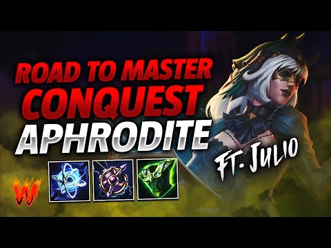 APHRODITE, LAS CURILLAS ON POINT ft. Julio - Warchi - Smite Road to Master Conquest