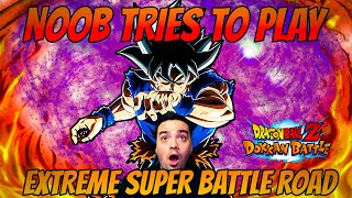 Watch a total noob try to take on his first EXTREME super battle road | DBZ dokkan battle
