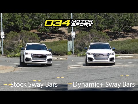 034Motorsport Dynamic+ B9 Audi SQ5 Sway Bar Kit In Action!