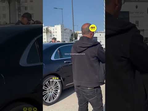 هشام آيت منا يصل مركب محمد الخامس لحضور ديربي الرجاء والوداد