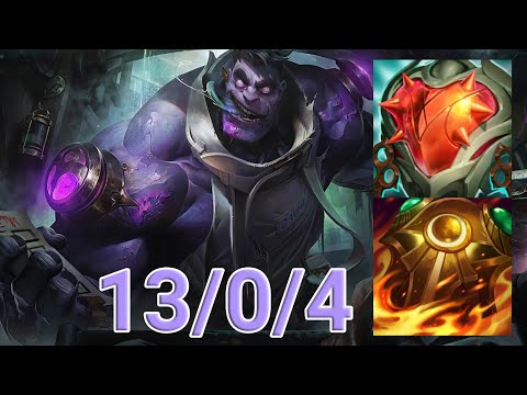Dr. Mundo Top VS Lee Sin | EUW Master Patch 13.7