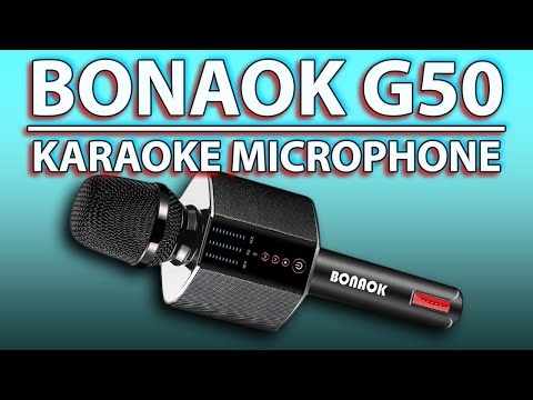Premium Karaoke Microphone On The Go | BONAOK G50 Karaoke Microphone Review