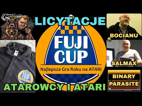 Borsuk Retro Gry TV: ATARI XL/XE - FUJICUP 2025 - Licytacje + Bocianu + Salmax +Gry +Binary Parasite