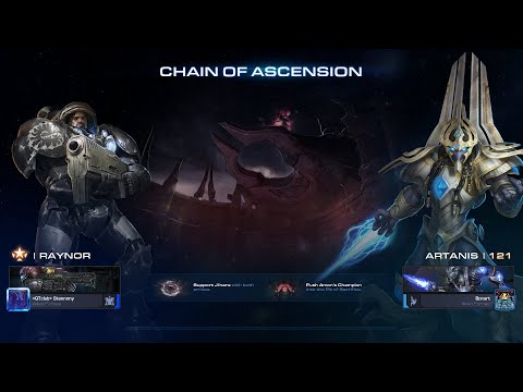 StarCraft 2 Co-Op Chain of Ascension Raynor (10 RAX Bio) lvl 1000 Brutal