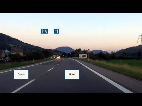 🇸🇰 I/11A + I/11: Čadca - Žilina (3x)