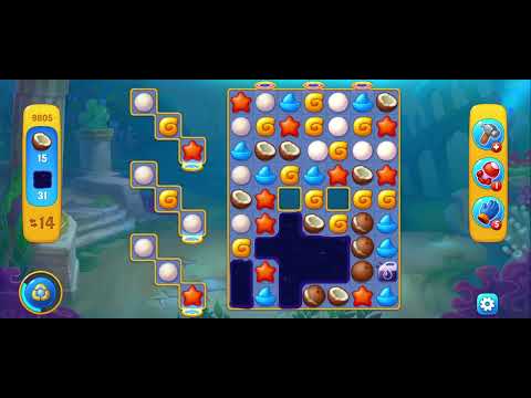 @Fishdom Level 9805, Feels Like Hard Level.