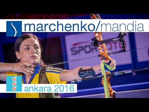 Veronika Marchenko v Claudia Mandia – Recurve Women's Bronze Final | Ankara 2016