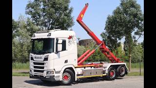 Scania R580 V8 NGS | 6X2 | AJK HOOKLIFT | RETARDER | EURO 6 hook lift truck | Image 4 - Autoline