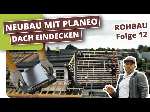 Dach eindecken und Dachrinnen montieren #12