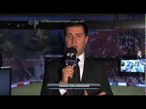Análisis de Hugo Balassone. Newell's 0 - Boca 0. Fecha 1. Torneo Final 2014. Fútbol Para Todos