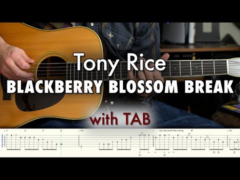 Tony Rice - Blackberry Blossom Solo // Guitar Lessons with TAB