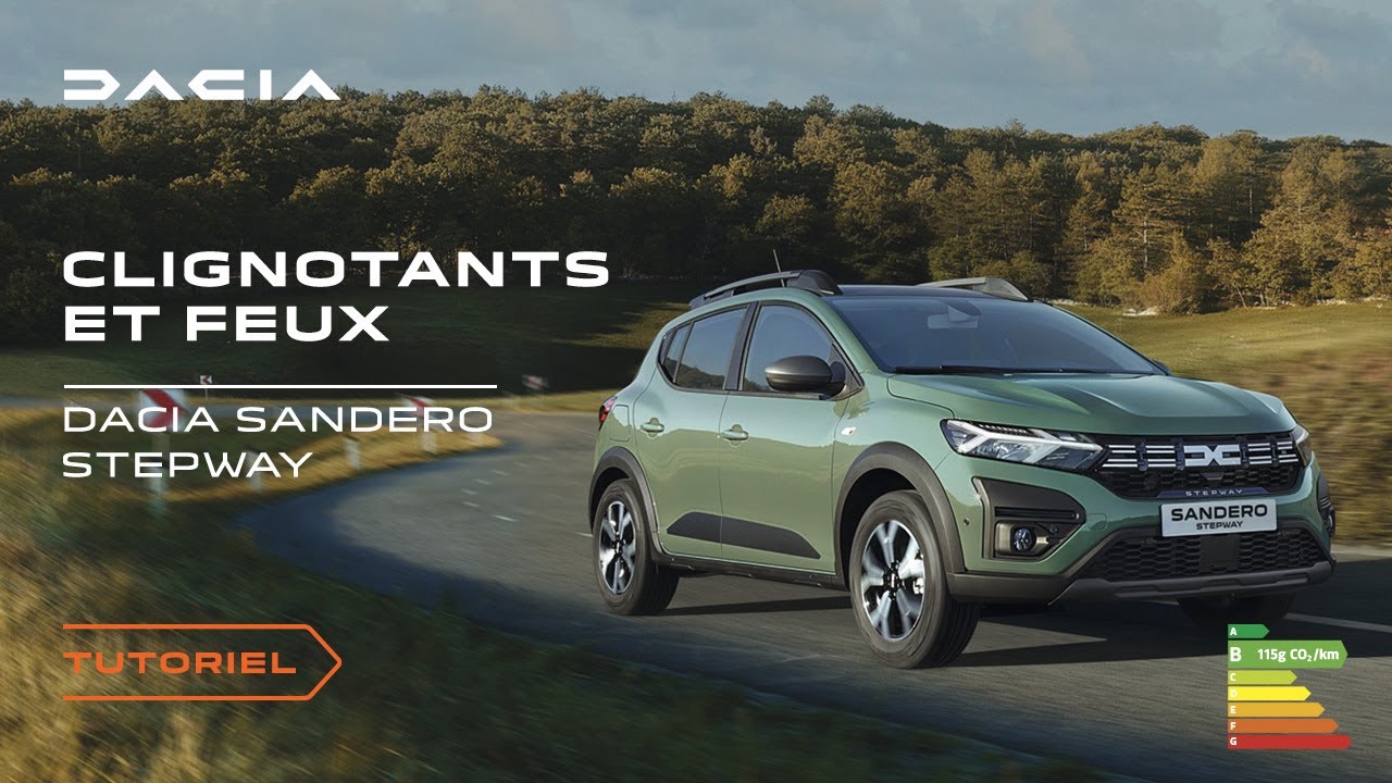 Sandero & Sandero Stepway - Les clignotants et feux