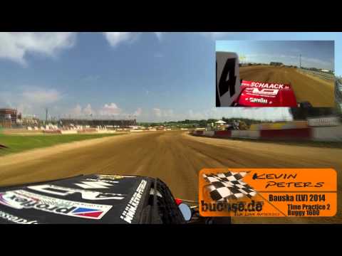 Onboard Kevin Peters - FIA European Autocross Championchip - Bauska (LV) 2014