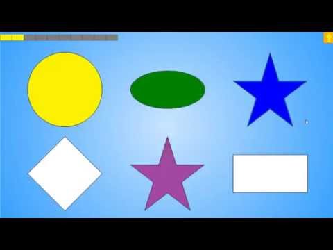 Colors and shapes for children Video