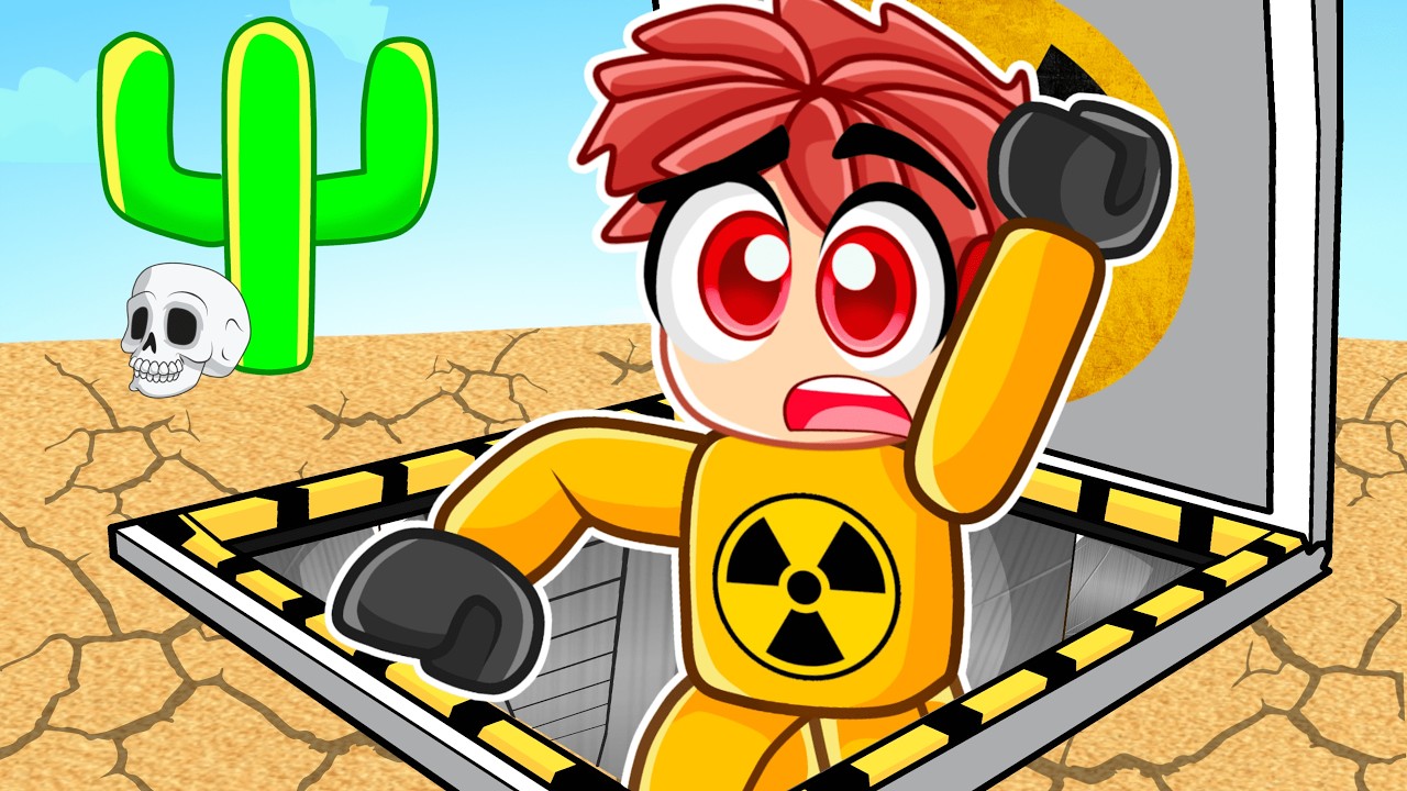Survive 100 Days In Nuclear Bunker in Roblox!