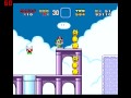 Super Mario World Custom Level Frozen Sky