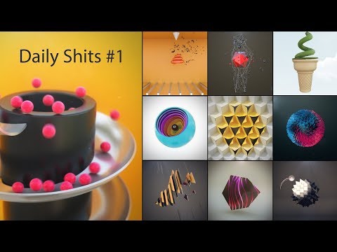 DAILY CINEMA 4D WORKS - 1