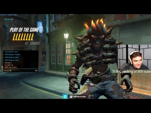 JAKE DPS MAIN - REAPER TRACER AND JUNK! POTG! [ OVERWATCH SEASON 24 TOP 500 ]