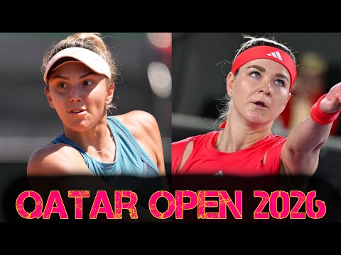 Jaqueline Cristian vs Karolina Muchova .. Full Match Highlights .. R1 .. Doha 2026
