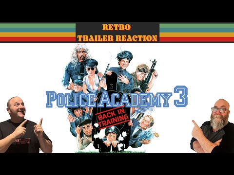 Police Academy 3  Back In Retro Training Trailer Reaction 1986