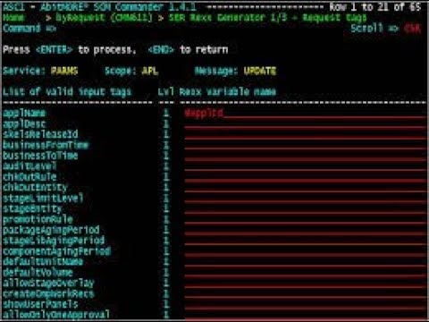 Rexx panels in z/OS - M140