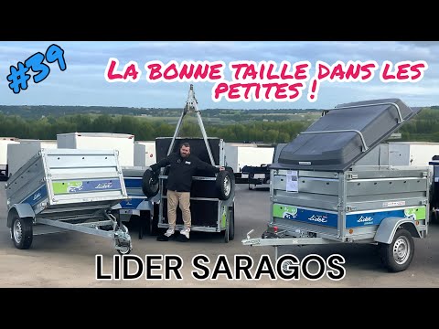 Remorque bagagère LIDER BAG 170 - 170 x 122 cm - PTAC : 500Kg - FOURGON_C700 ALU_5