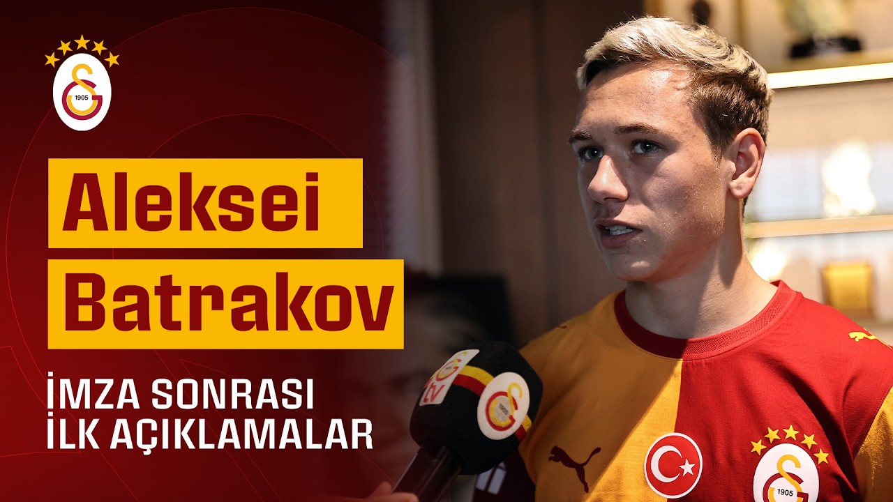 🎙️ Yeni transferimiz Aleksei Batrakov'un imza töreni sonrası ilk açıklamaları 👇