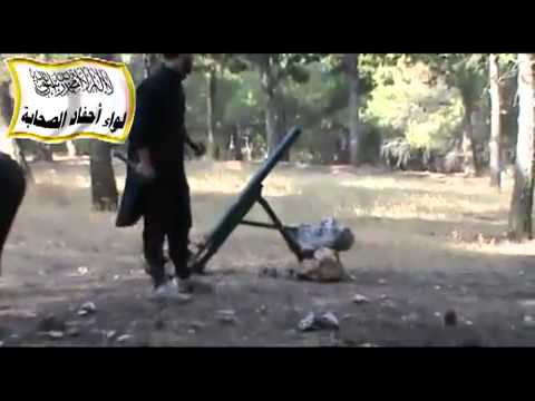 استهداف حاجز لقوات النظام بقذائف الهاون من قبل لواء أحفاد الصحابة في بسنقول في محافظة إدلب