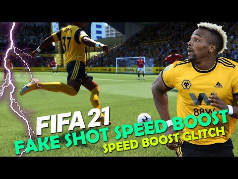 FIFA 21 FAKE SHOT SPEED BOOST TUTORIAL | HOW TO DO SPEED BOOST GLITCH IN FIFA 21 | FIFA 21 TUTORIAL