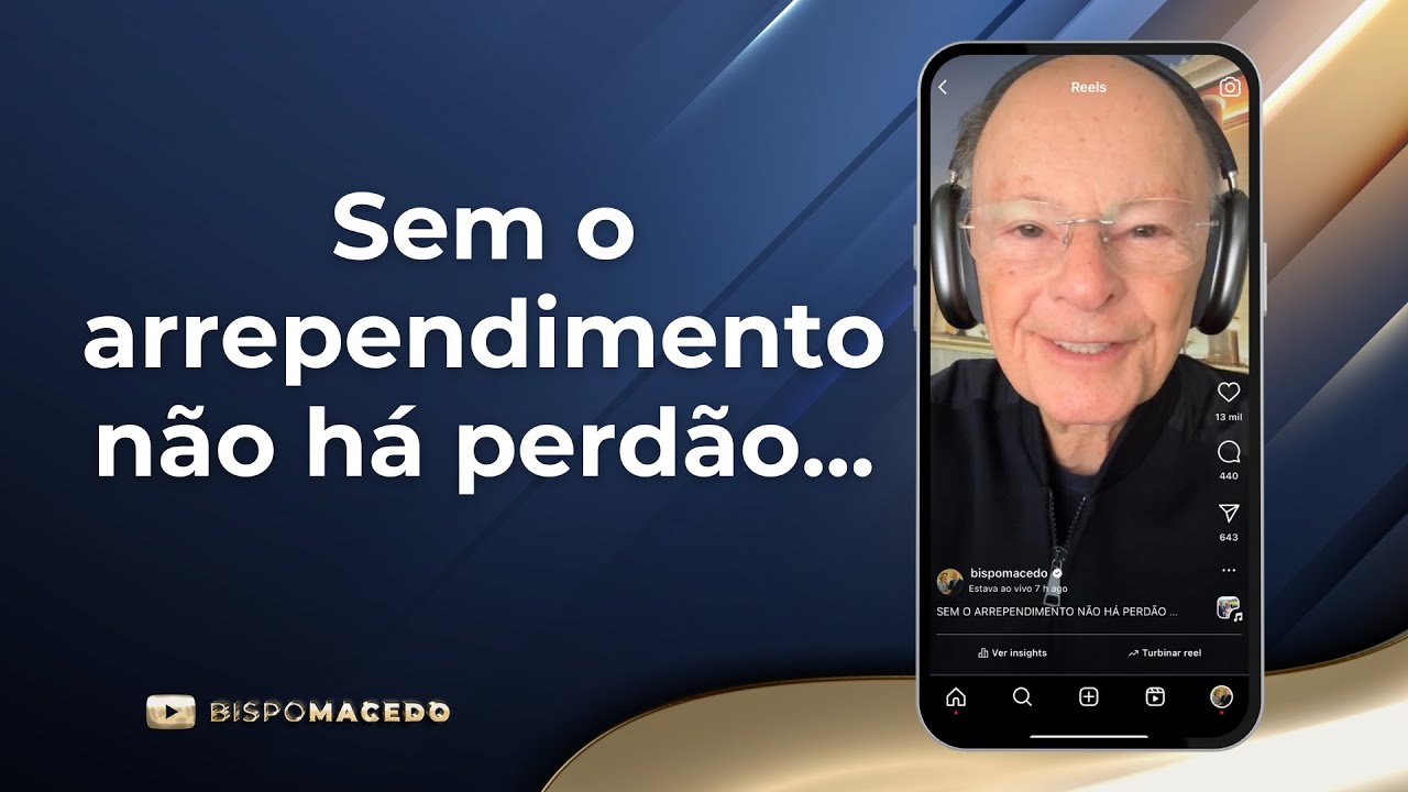 Sem o arrependimento não há perdão... - Meditação Matinal 06/12/24