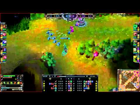 CaliTrlolz8 [Nidalee vs Akali] Towerdive 101