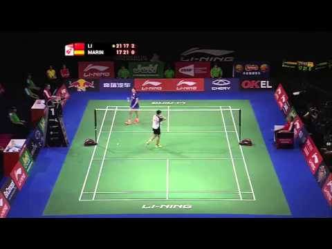 F - 2014 BWF World Championships - Li Xuerui vs Carolina Marin