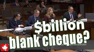 Treasury Board grilled over waste, $1bn blank cheque, partisan slogan, oversight, PrescribeIT