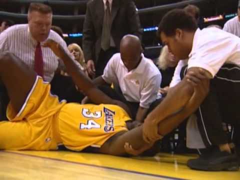 Curb Your Enthusiasm- Larry David tripped Shaq!