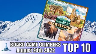 Top 10 Board Game Climbers for Week Ending in Aug 24th 2022