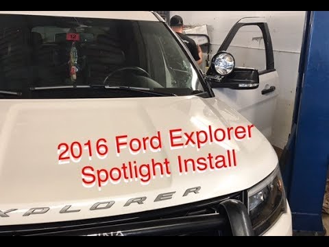 2016 Ford Explorer Spotlight Install
