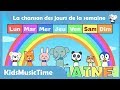 Days of the Week Song in French | Learning the Days of the Week in French! | KidsMusicTime