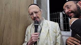 משאו המרכזי של הרב דב קוק בבית הכנסת של עדת הספרדים בשכונת נוף פוריה בטבריה עלית - תשרי תשפ"ה