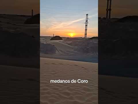 Hermoso Ocaso en los medanos de Coro, estado Falcón Venezuela.