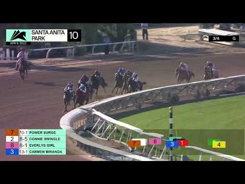 Santa Anita Park Carrera 10 (The Evening Jewel Stakes) - 9 de Abril 2022