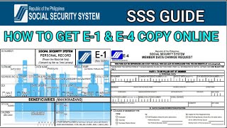 Download lagu How to get SSS E-1 and E-4 copy through online (Updated 2020) mp3