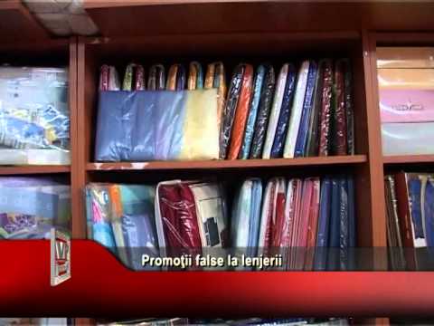 Promoţii false la lenjerii